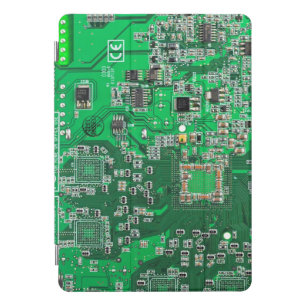 Green PCB Circuit Board Design for IT Pros iPad Pro Cover