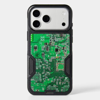 Green PCB Circuit Board Design for IT Pros iPhone 17 Pro Max Case