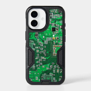 Green PCB Circuit Board Design for IT Pros iPhone 17 Case