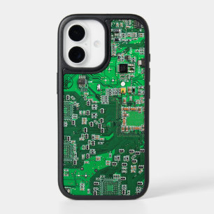 Green PCB Circuit Board Design for IT Pros iPhone 17 Case