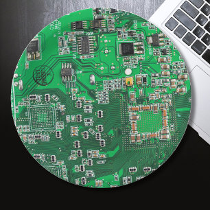 Green PCB Circuit Board Design for IT Pros Paper Plates