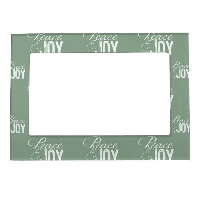Green Peace and Joy Magnetic Frame (Front)