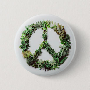 Green Peace Button