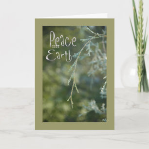 Green Peace on Earth Christmas Card