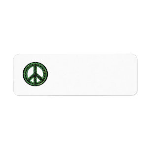 Green Peace Return Address Label