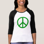 Green Peace Sign T-Shirt