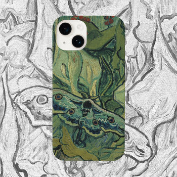 Green Peacock (emperor) Moth By Vincent Van Gogh Case-mate Iphone 14 Case by VanGogh_Gallery at Zazzle
