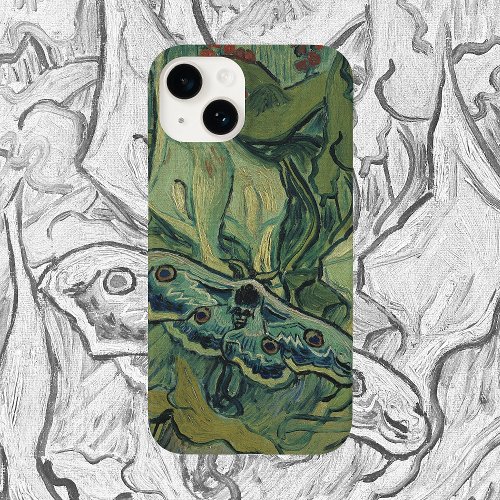 Green Peacock Emperor Moth by Vincent van Gogh Case_Mate iPhone 14 Case