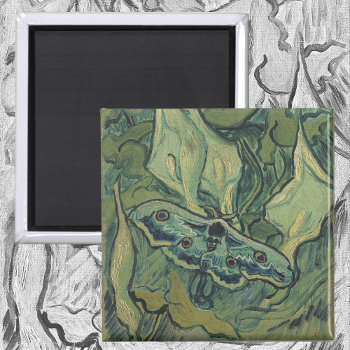 Green Peacock (emperor) Moth By Vincent Van Gogh Magnet by VanGogh_Gallery at Zazzle