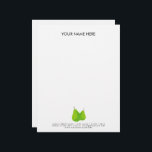 Green pear fruit logo letterhead template<br><div class="desc">Green pear fruit logo letterhead template. Modern typography template for office or personal use. Add your own personalized name and address. Custom office supplies and stationery items. Great for dietitian, nutritionist, diet company, fruit producer, farmer, clinic, salon, vegetarian, vegan etc. Blank stationery for printing documents at home or at the...</div>