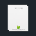 Green pear fruit logo letterhead template<br><div class="desc">Green pear fruit logo letterhead template. Modern typography template for office or personal use. Add your own personalized name and address. Custom office supplies and stationery items. Great for dietitian, nutritionist, diet company, fruit producer, farmer, clinic, salon, vegetarian, vegan etc. Blank stationery for printing documents at home or at the...</div>