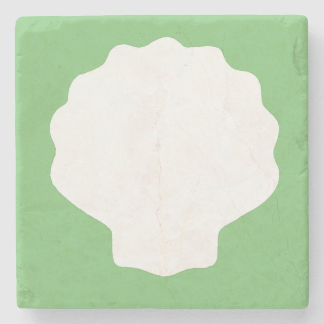 Green Pearl Stone Coaster (Front)