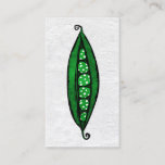 Green Peas Business Cards - Cute Vegetables at Zazzle