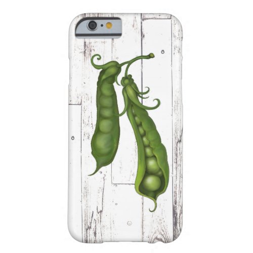 Green Peas Pea White Wood Rustic Farmhouse Chic Barely There iPhone 6 Case