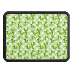 Green Peas Plants Leaves Plaid Vegetable Foods Hitch Cover