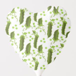 Green Peas Plants Leaves Round Vegetable Foods Balloon