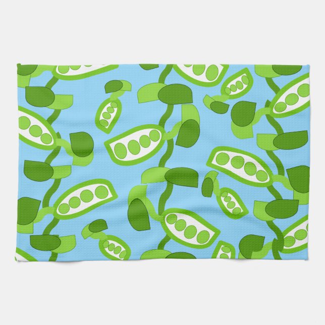 Green Peas Towel (Horizontal)