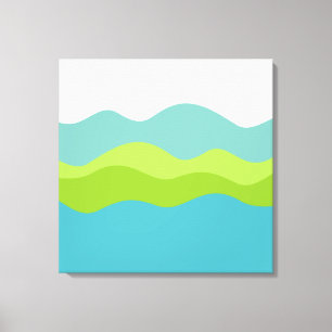 Green Peninsula Canvas Print