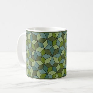 Green Penrose Tiles Coffee Mug
