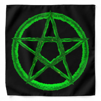 Green Pentagram Bandana