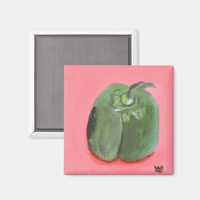 Green Pepper Magnet (Front/Back)