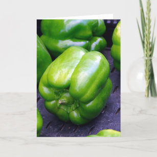 Green Peppers Card