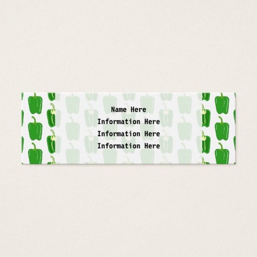 Green Peppers Pattern. (Front)