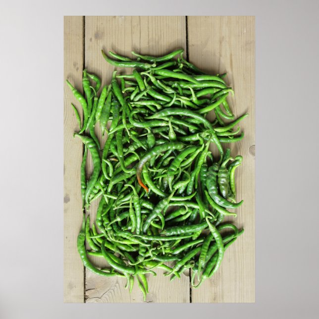 Green peppers poster (Front)