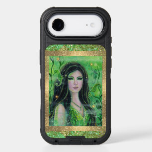 Green Peridot mermaid by Renee Lavoie iPhone 17 Air Case
