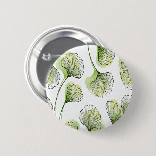 Green petals button
