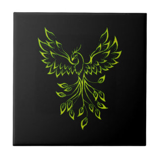 Green Phoenix  Ceramic Tile