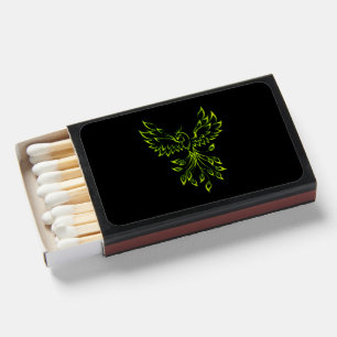 Green Phoenix Rises Matchboxes