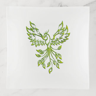 Green Phoenix  Trinket Tray
