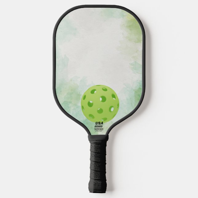 Green Pickle Ball Paddle (Back)