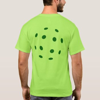 Green Pickleball Design T-shirt by PicklePower at Zazzle