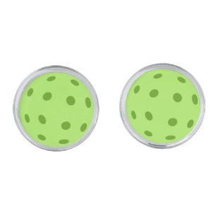 Green Pickleball Gift Cufflinks
