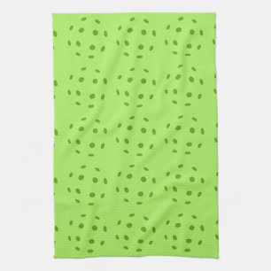Green Pickleball Kitchen Towel