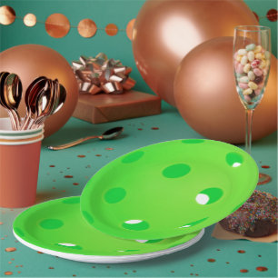 Green Pickleballs Make Super Fun Party Plates