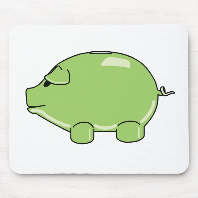 Green Pig Mousepad (Front)