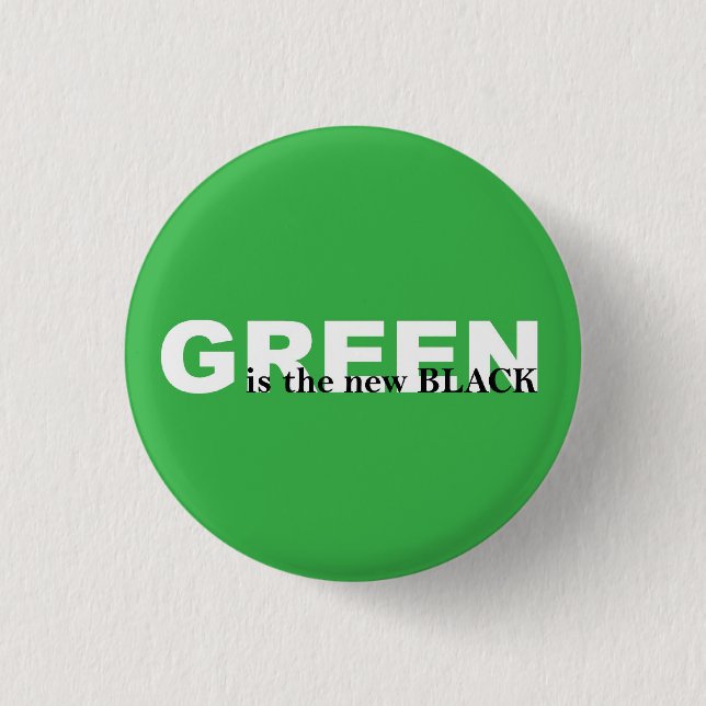 Green Pinback Button (Front)