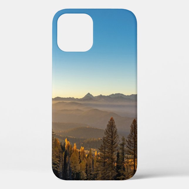 GREEN PINE TREES ON MOUNTAIN UNDER BLUE SKY DURING Case-Mate iPhone CASE (Back)