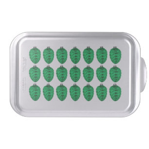 Green Pinecones Ornament Cake Pan