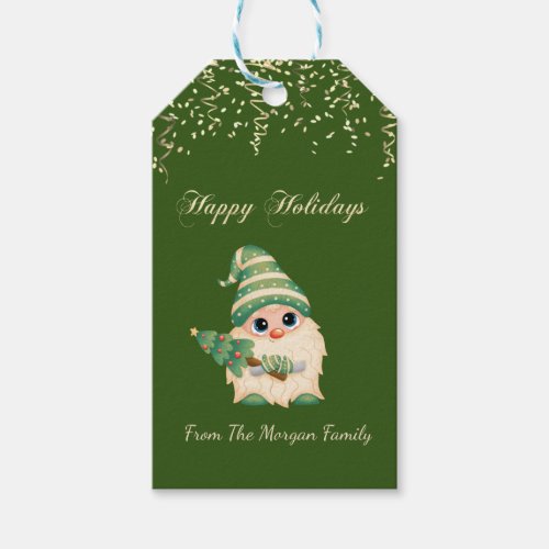 Green PineTreeConfettiGreen Gift Tags