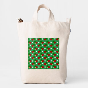 Ping Pong Paddle Tote Bags Zazzle Green Ping Pong Pattern Duck Bag