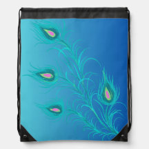 GREEN PINK BLUE YELLOW PRETTY PEACOCK FEATHER