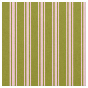 Green & Pink Colored Lined/Striped Pattern Fabric