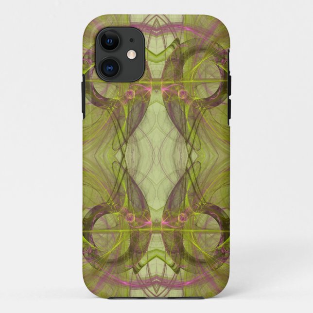Green & Pink  iPhone 5 Case-Mate Barely There Case (Back)