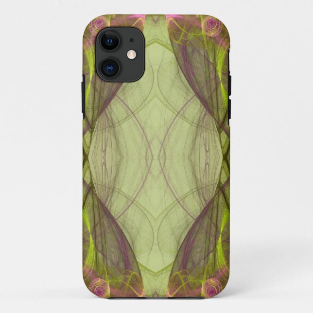 Green & Pink  iPhone 5 Custom Case-Mate ID Case (Back)