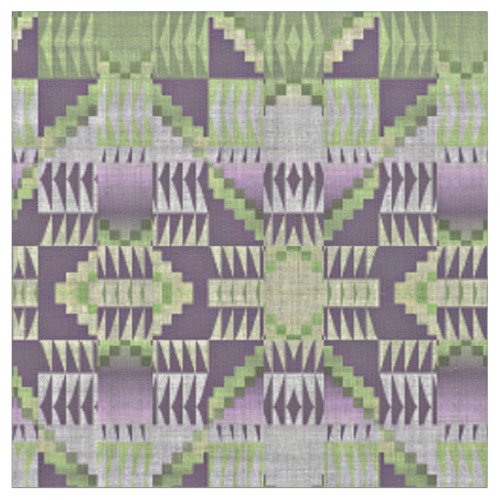 Green Pink Lavender Violet Purple Red Ethnic Look Fabric