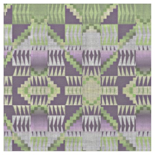 Green Pink Lavender Violet Purple Red Ethnic Look Fabric